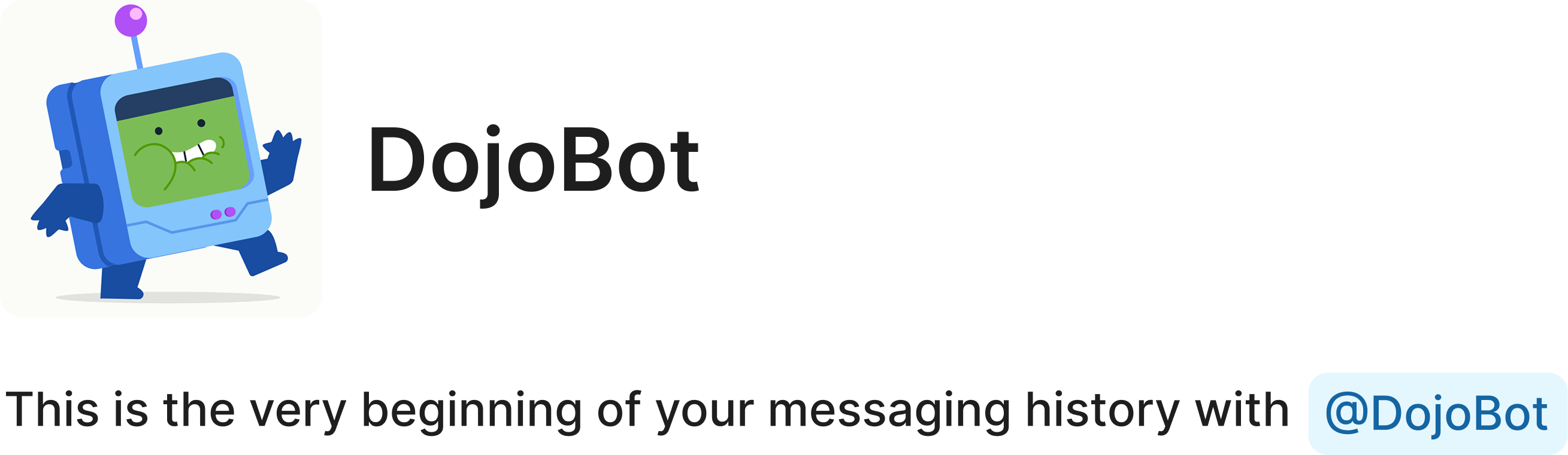 DojoBot Slack profile